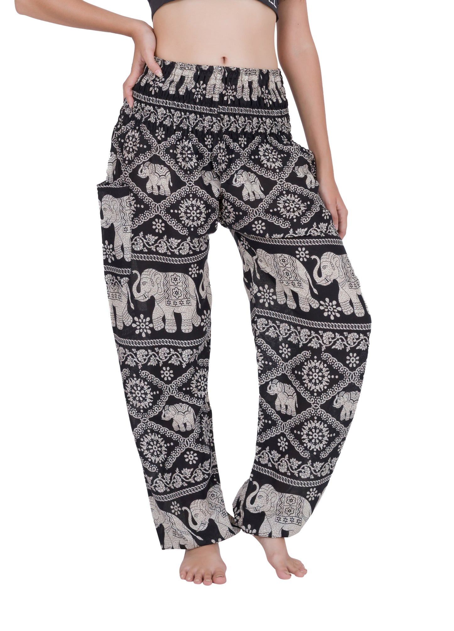 Harem Trousers Women Boho Loose Yoga Pants Bohemian Elephant Pyjamas Bottoms